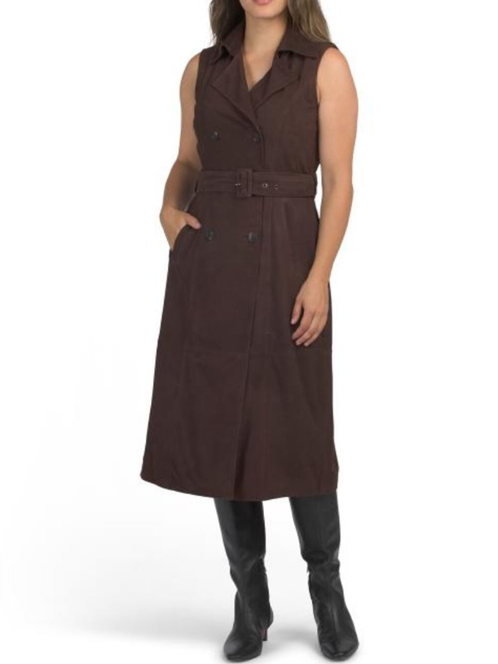 BOD & CHRISTENSEN Suede Macy Dress